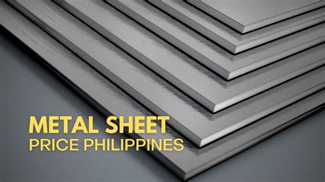 flat sheet metal price philippines|standard sheet price philippines.